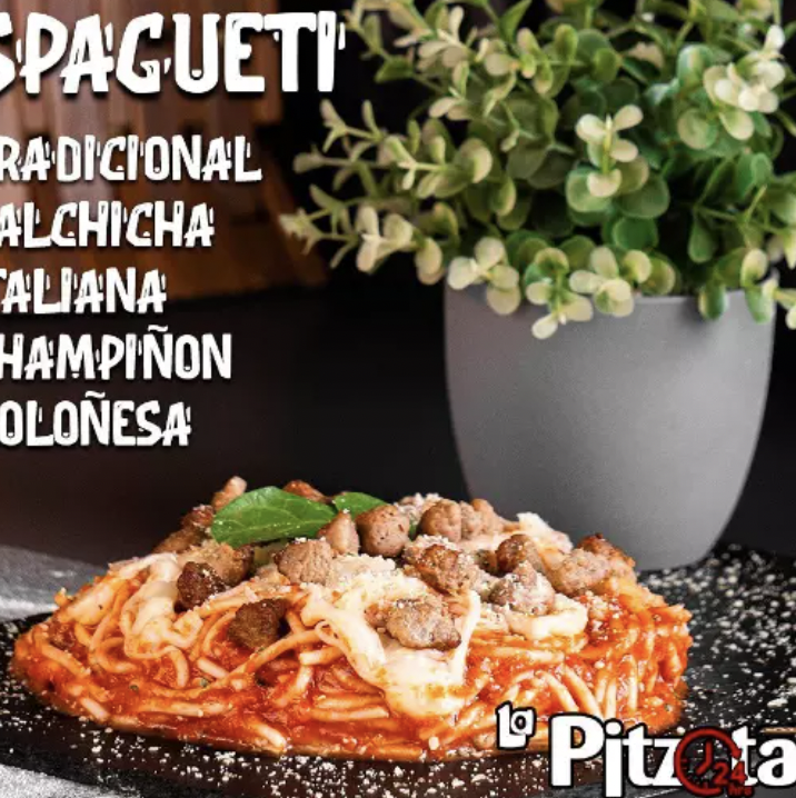 Spaguetti champiñon personal
