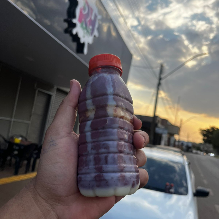açai, leite codesado, paçoca