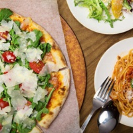 Combo Pasta Pesto Y Pizza