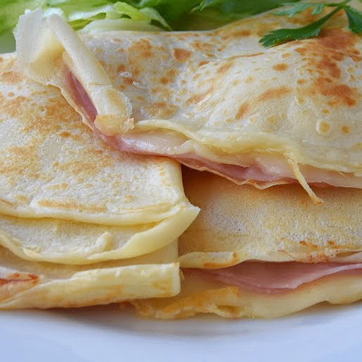 Crepas de Jamón y Queso 3 pzas.