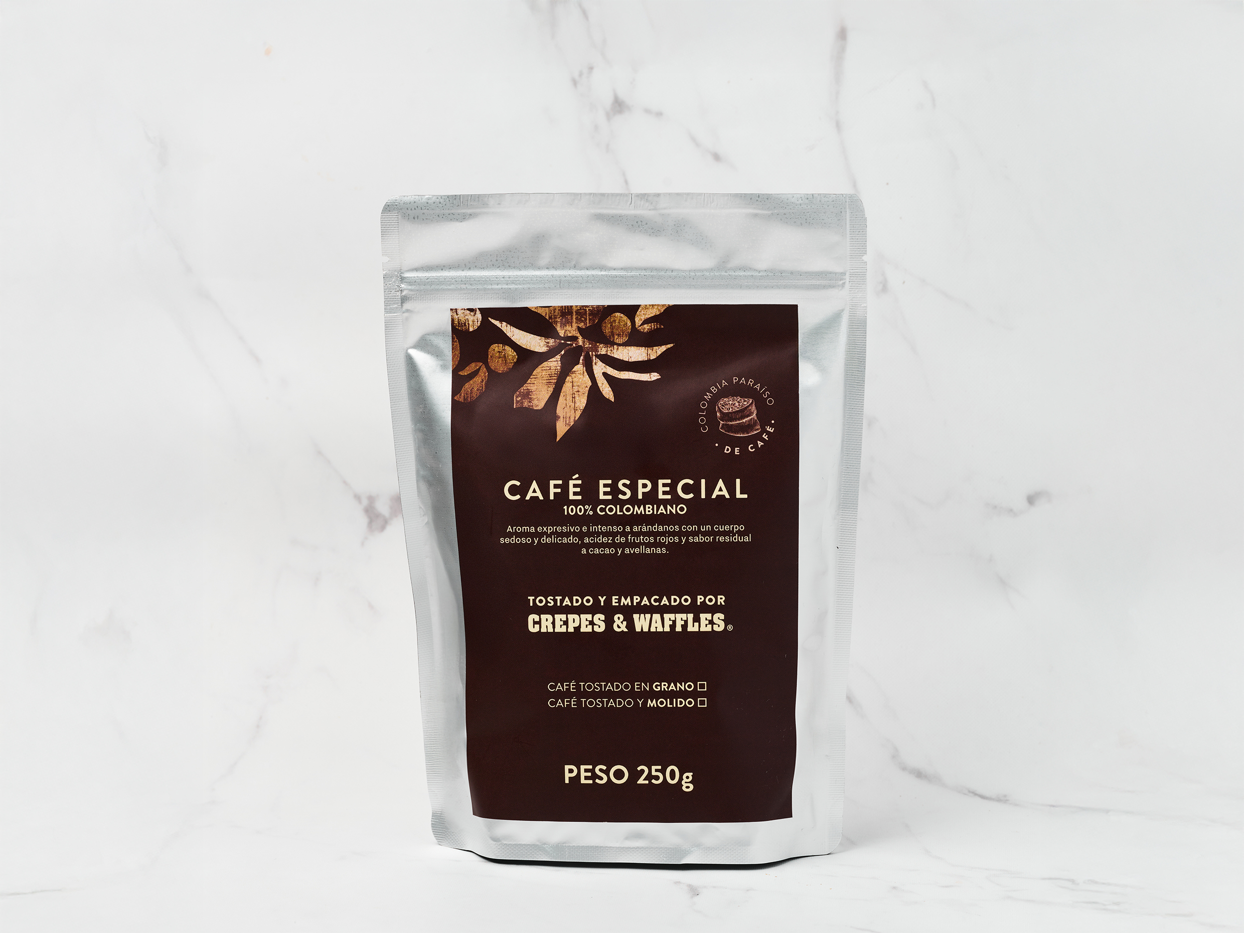1/2 Libra-Café en Grano 250gr