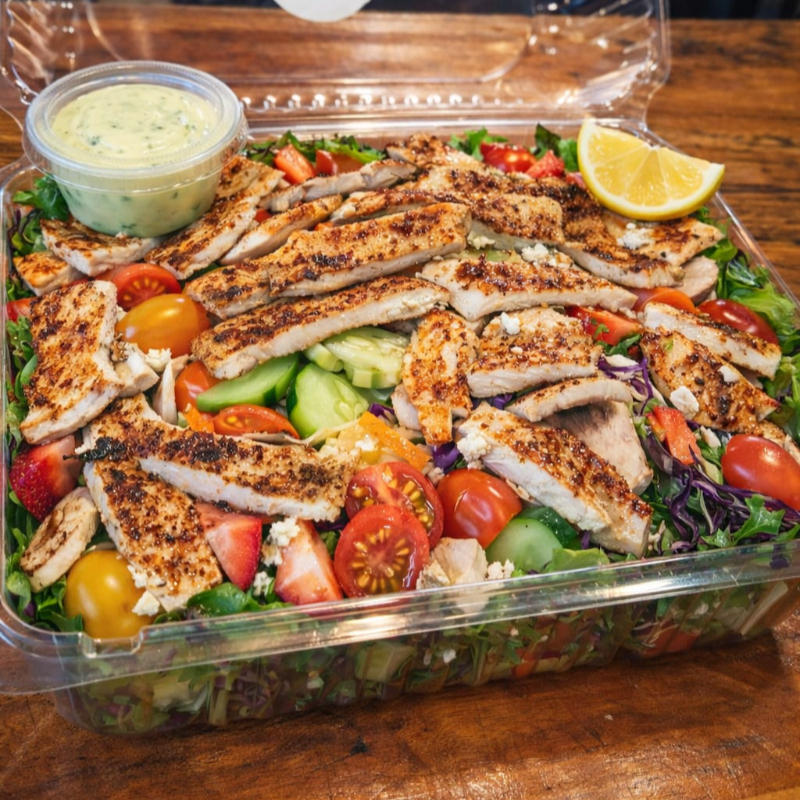 ensalada pollo a la plancha