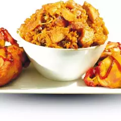 Combo Medio Pollo + Arroz PAISA (1Kg)