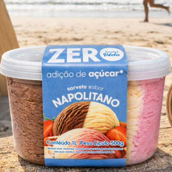 Napolitano Zero açucar1l