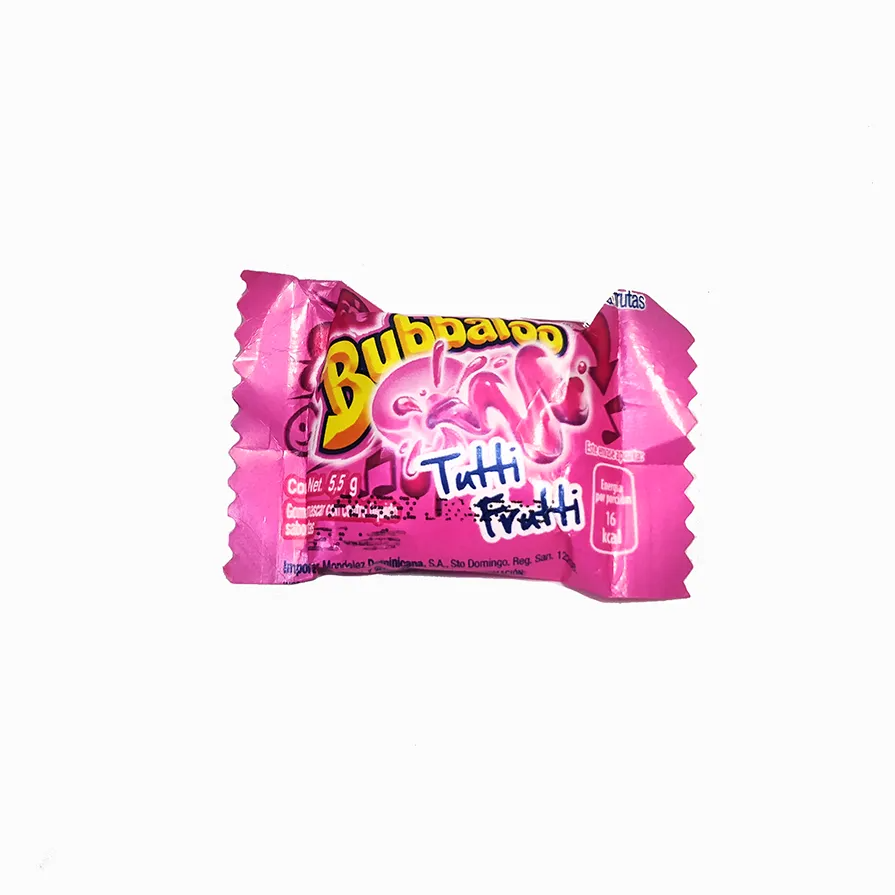Chicle com recheio de Tutti Frutti