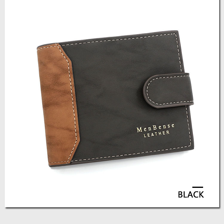 Cartera para Hombre Esmerilado 3 Pliegues