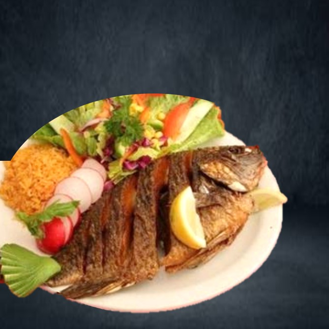 Mojarra Entera Frita