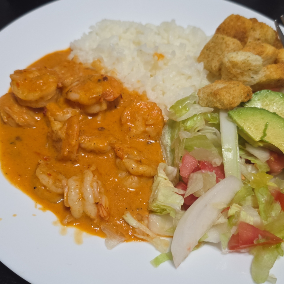 Camarones en Chipotle