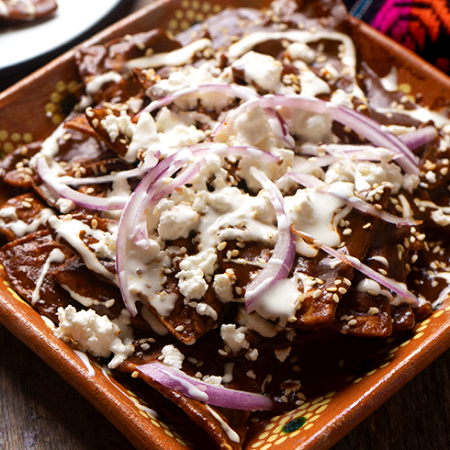 Chilaquiles de Mole