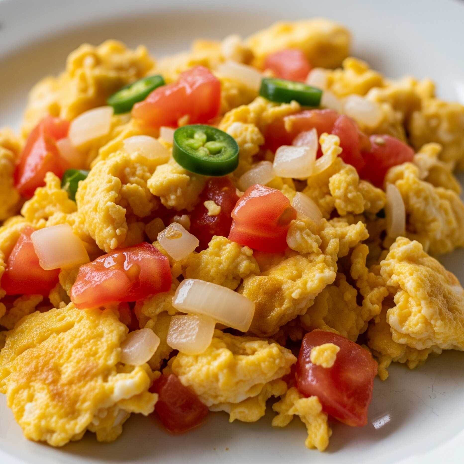 Huevos Revueltos a la Mexicana
