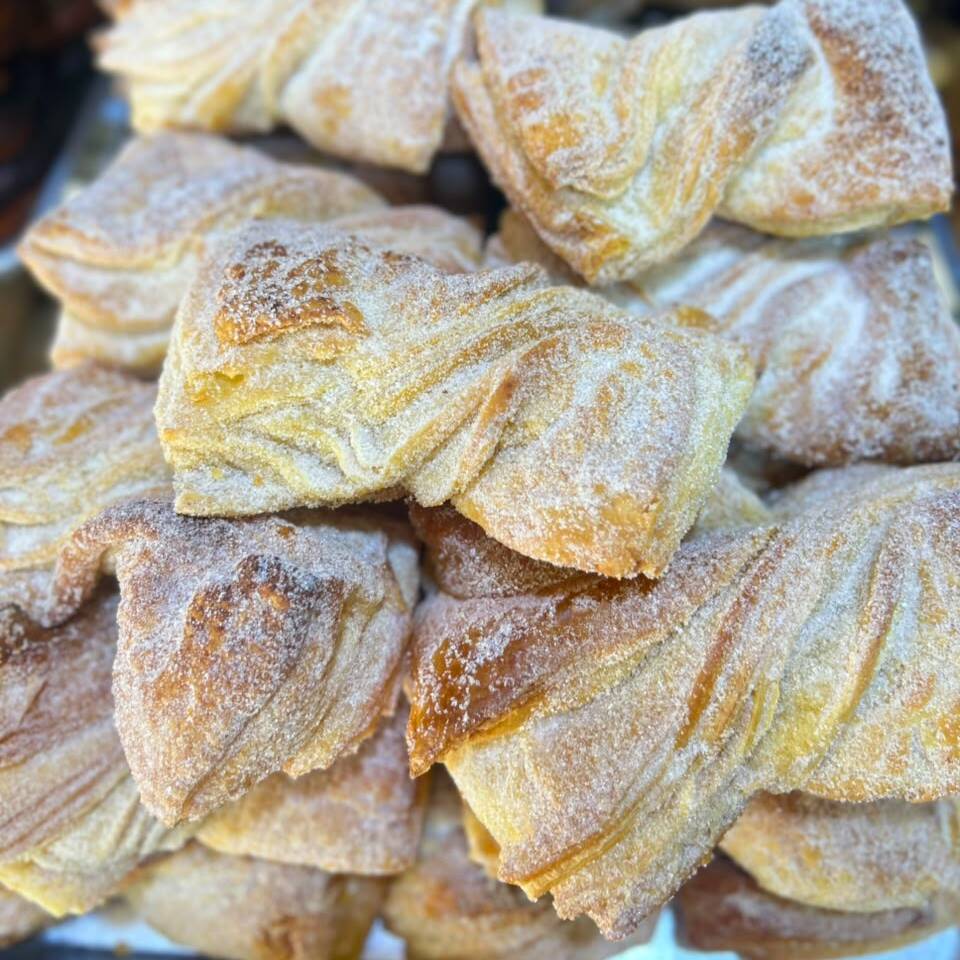 Moño de feite polveado