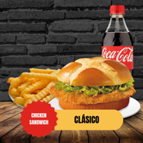 Combo Chicken Sandwich Clásica