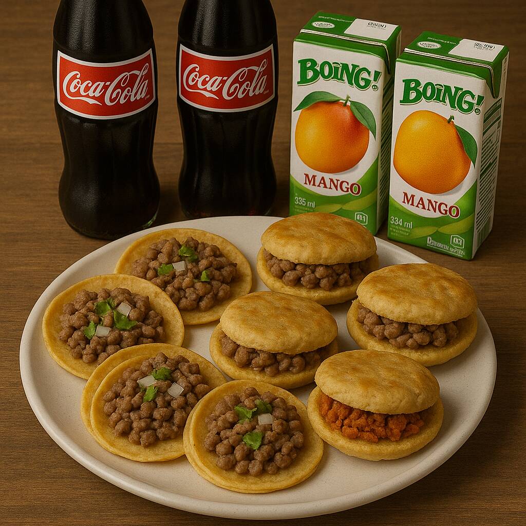 TACOS Y GORDITAS PARA COMPARTIR