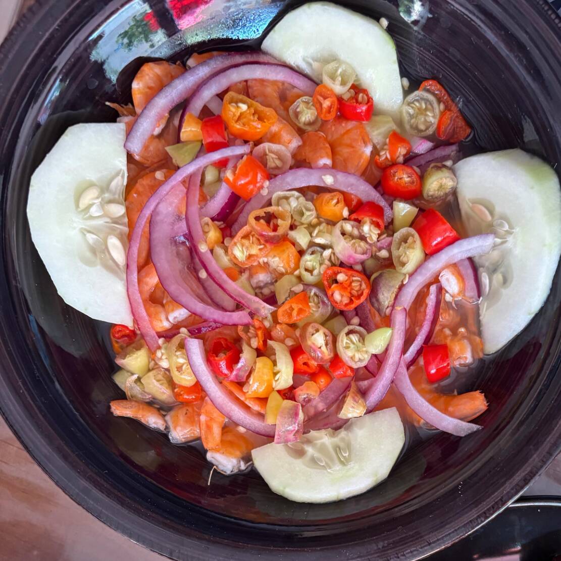 Camaron Seco Tradicional Con chile Blanco y limon