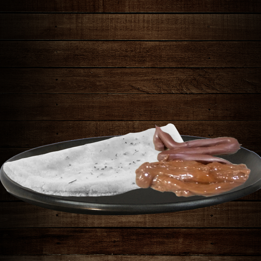 Este prato se destaca pela combinação irresistível do rico chocolate ao leite com avelã, que se funde harmoniosamente com o toque adocicado e consistente do nosso doce de leite caseiro. O resultado dessa união é uma experiência culinária surpreendente, que aguça os sentidos e proporciona um momento de prazer ímpar.