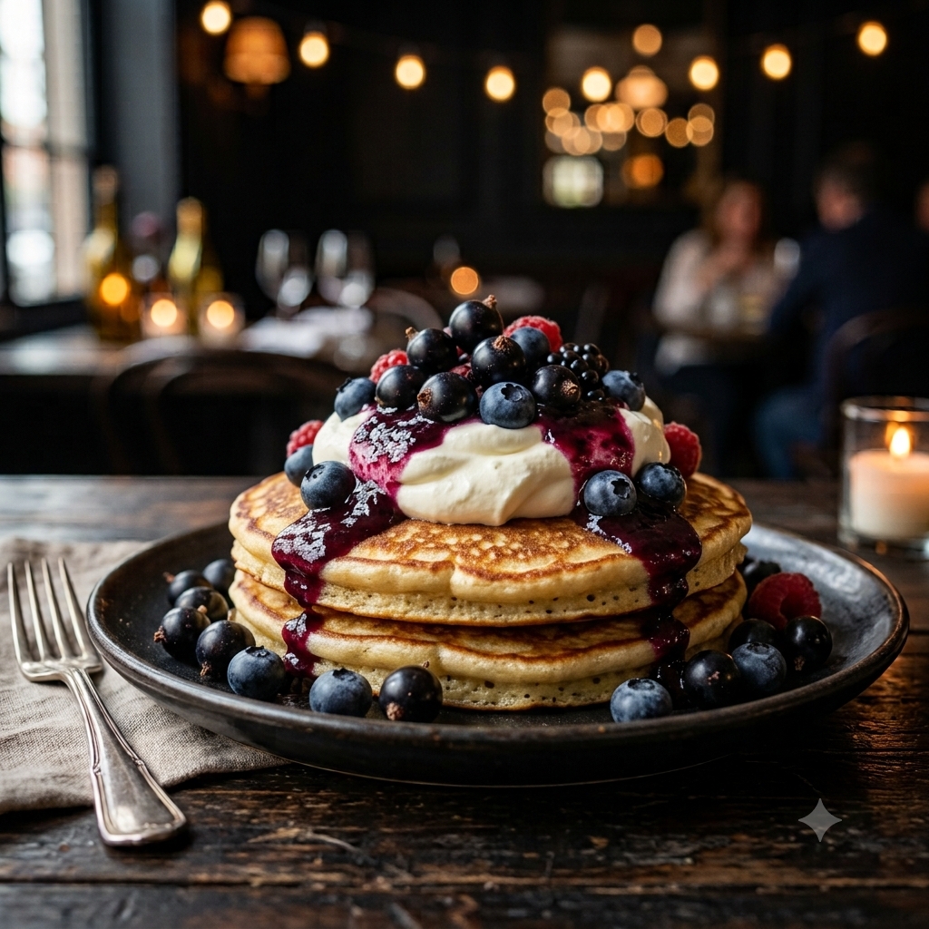 Hot Cakes de Frutos del Bosque