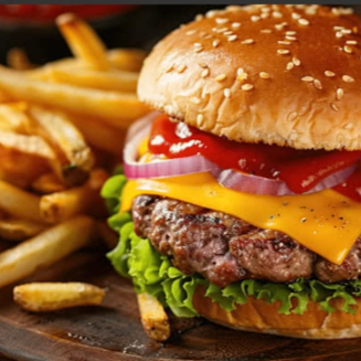 Hamburguesa de Doble Carne en Combo
