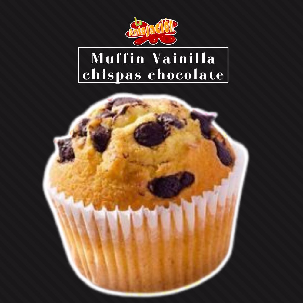 Muffin de Vainilla con Chispas de Chocolate