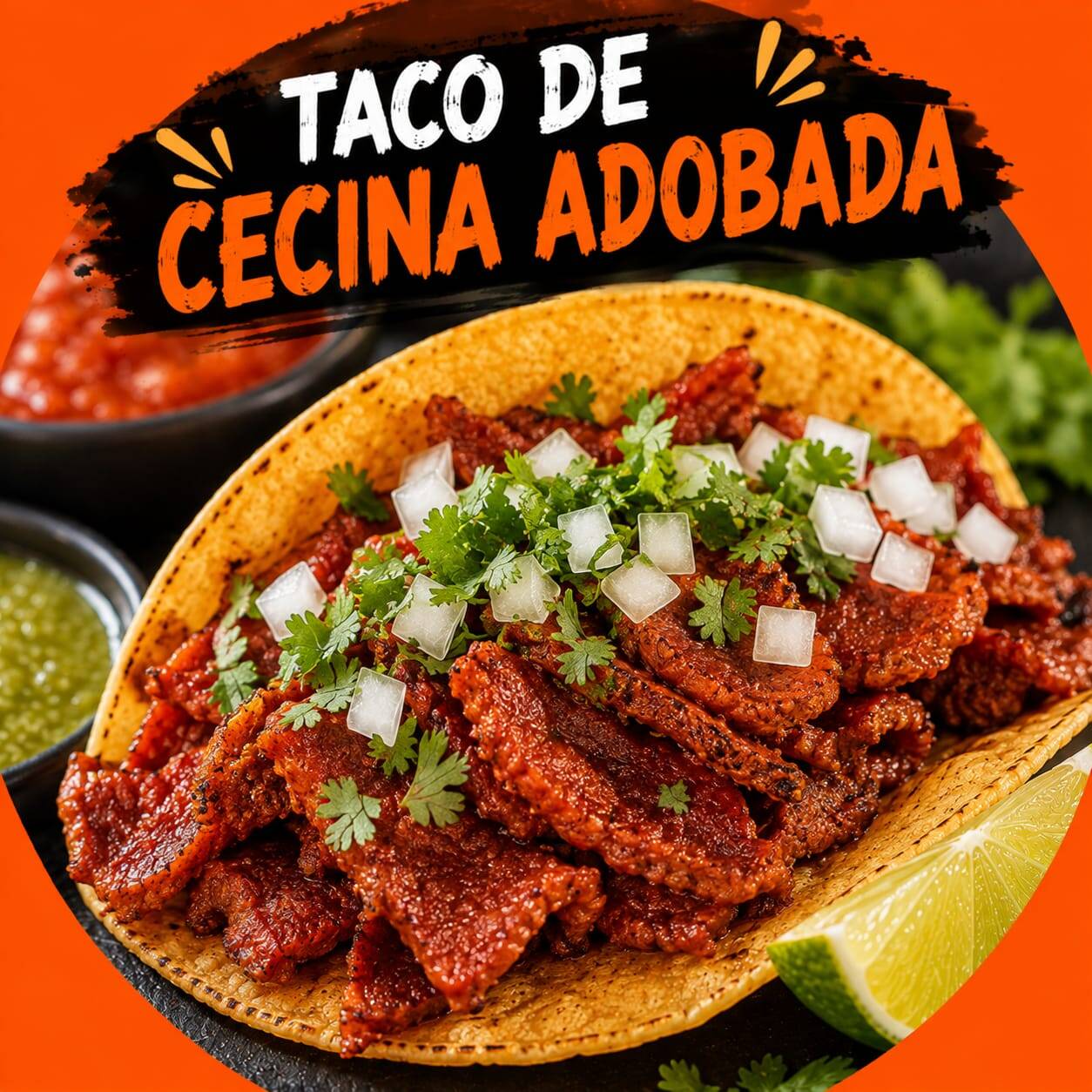 Taco de Cecina Adobada