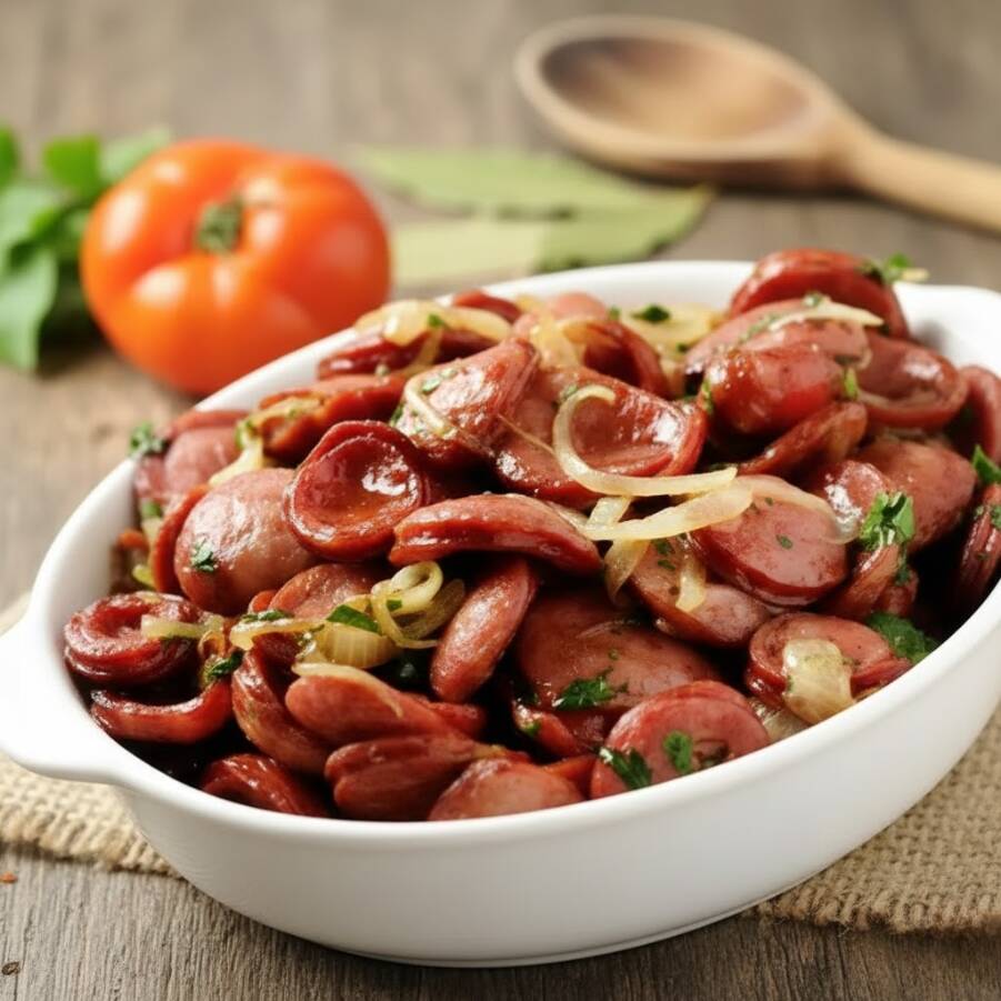 Porção de calabresa