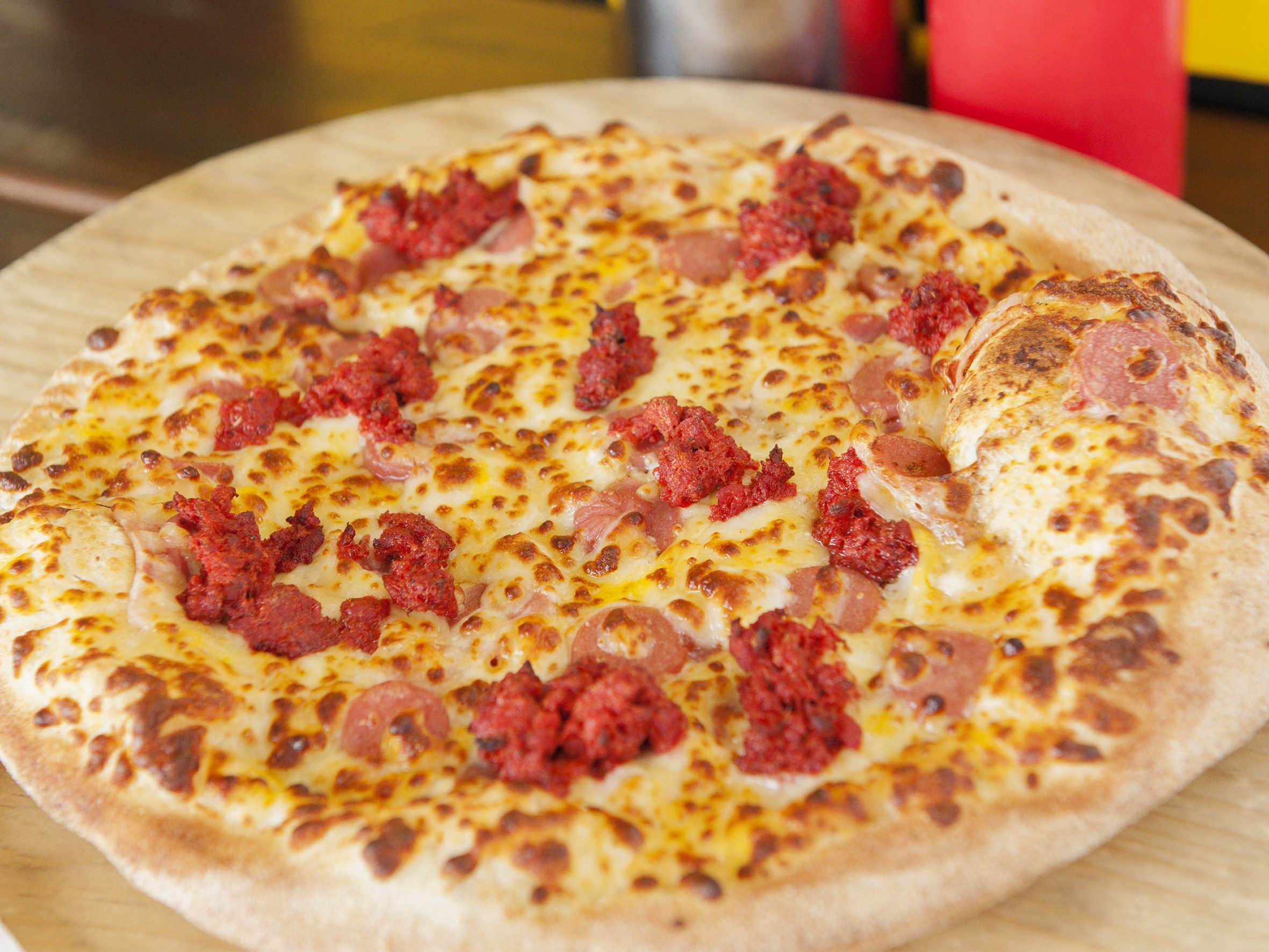 2 Taxi Pizzas Carnes Frias
