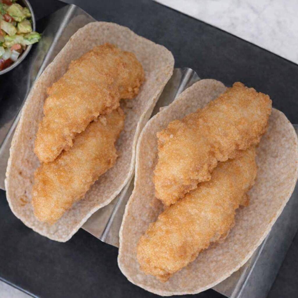 TACOS CAPEADOS DE PESCADO