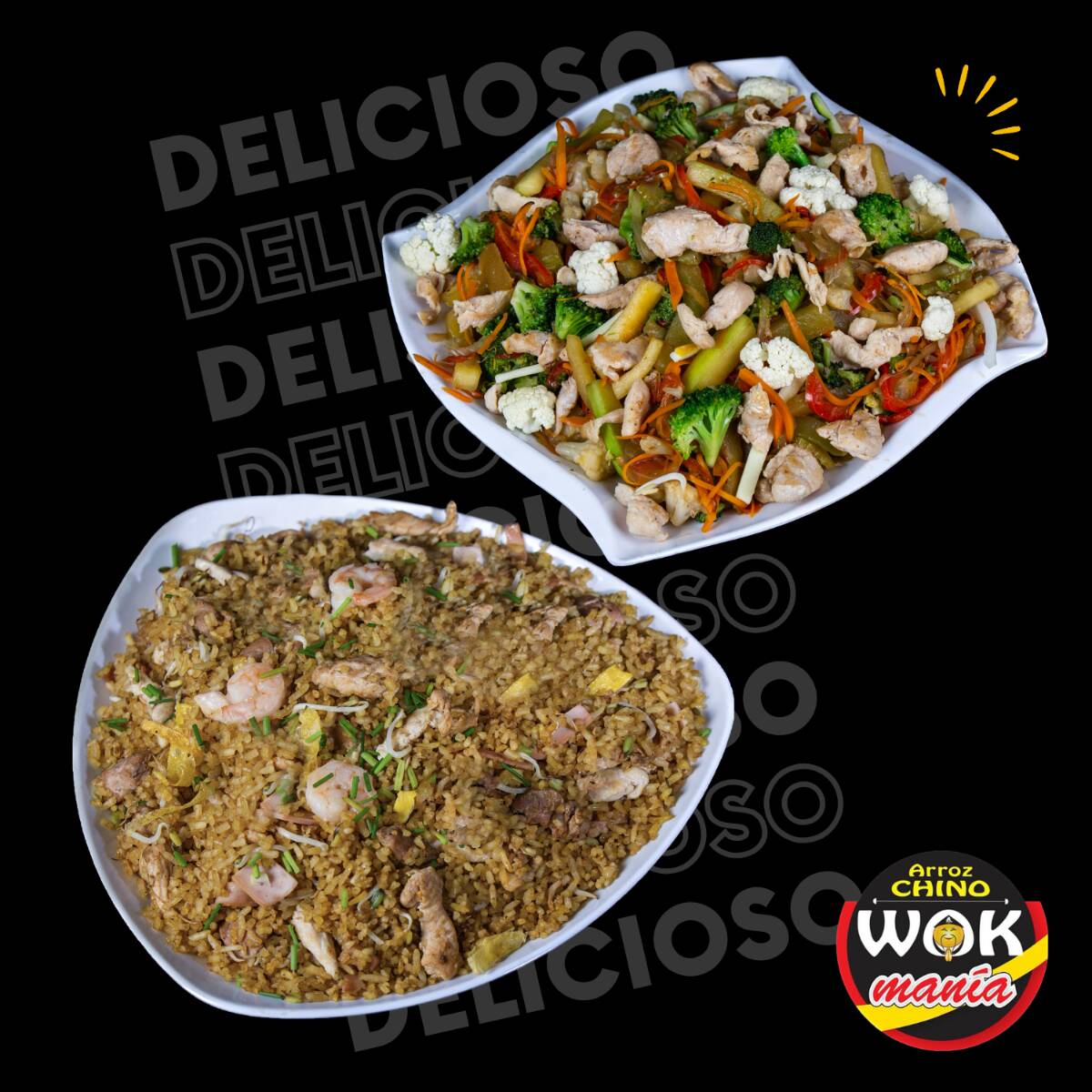 Bandeja China Opcional Mixta