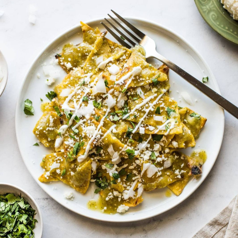 Deliciosisimos Chilaquiles Verdes