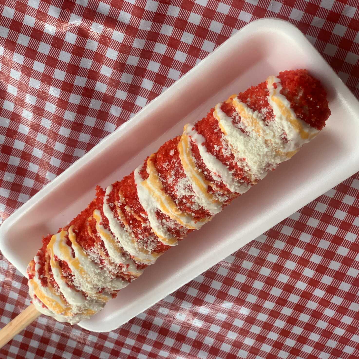 Elote empanizado