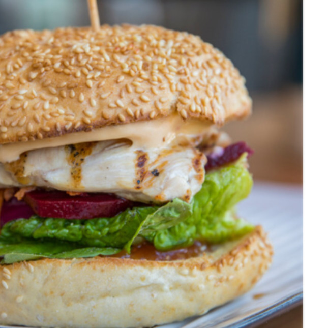 Chicken Burger en Combo