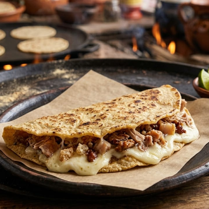 Quesadilla de Maiz de Cabeza
