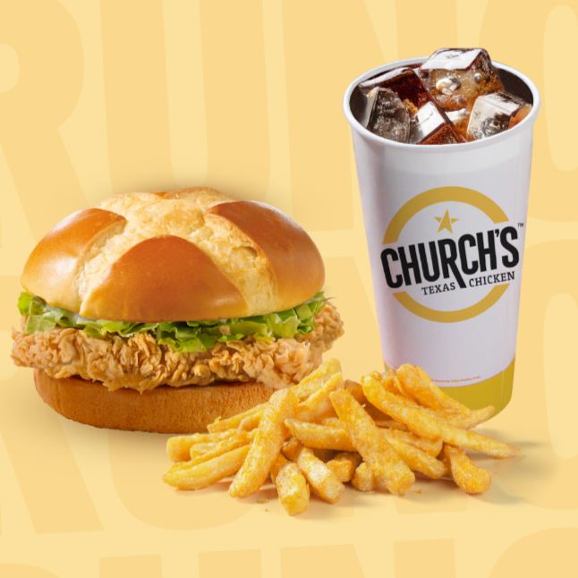 1 Sandwich Fajita + Papas Chicas +1 Refresco 16oz