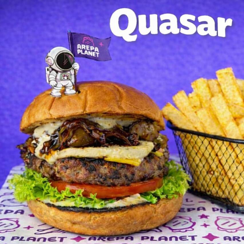 Hamburguesa Quasar 140 G + Papas