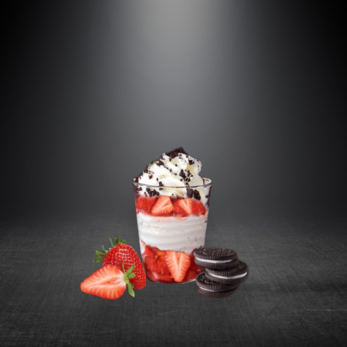 Fresas Whipped Cream & OREO
