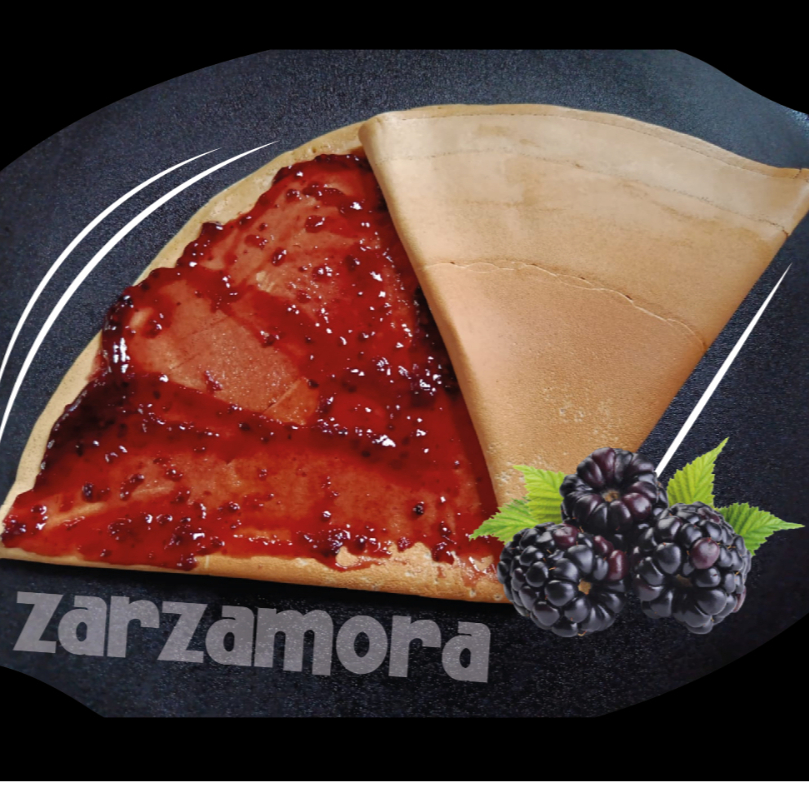 Crepa de Mermelada de Zarzamora
