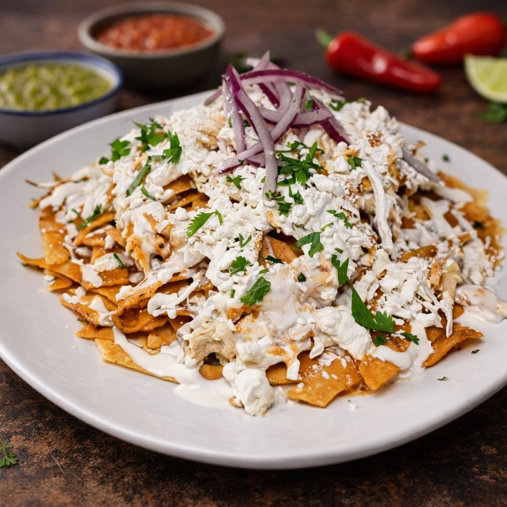 Chilaquiles c/pollo