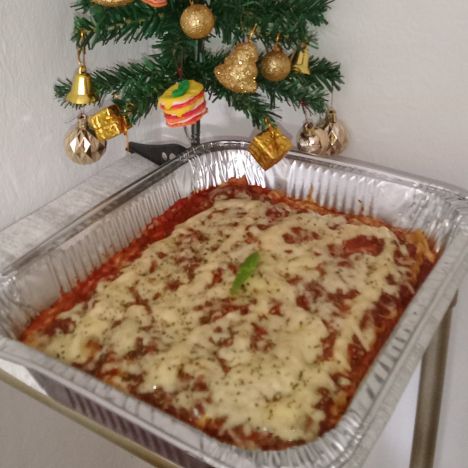 Charola de Lasagna para 4 personas