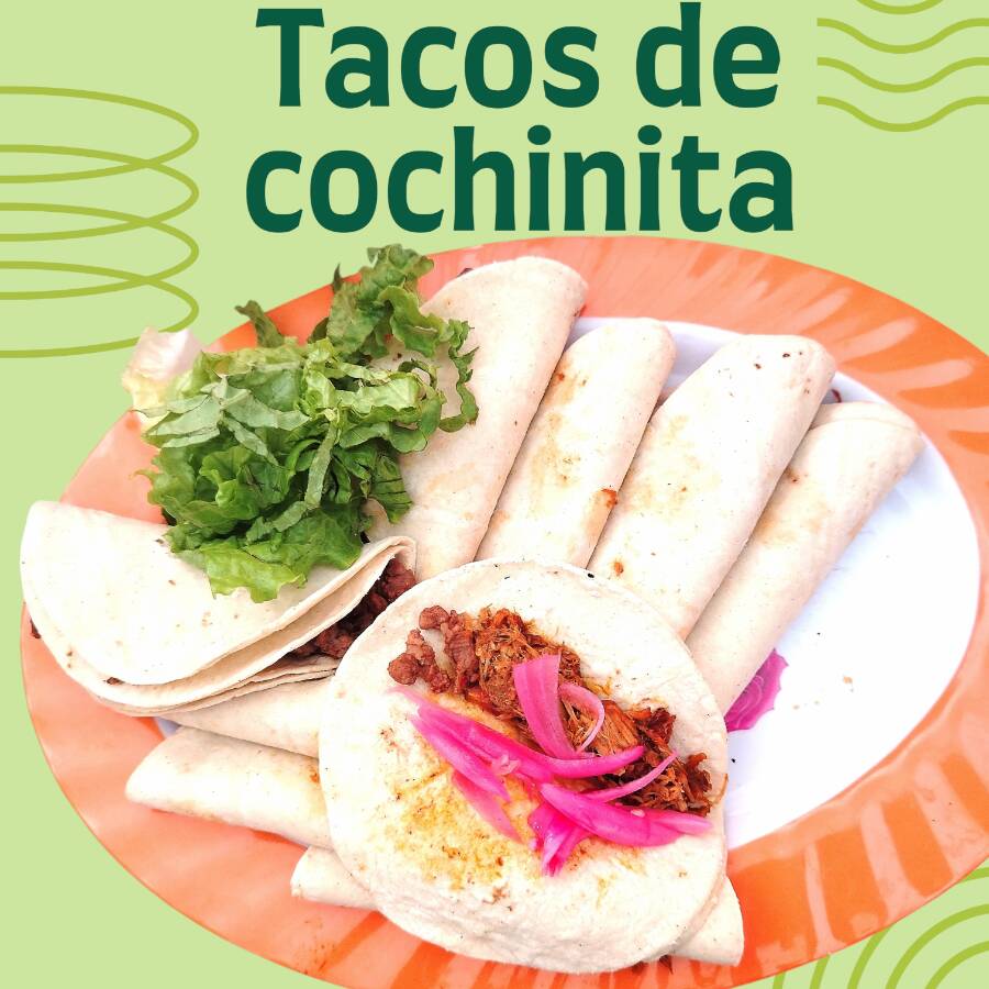 5 Tacos de Cochinita