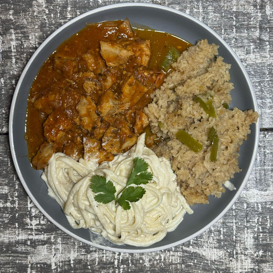 Chicharron de Cachete en Salsa Roja
