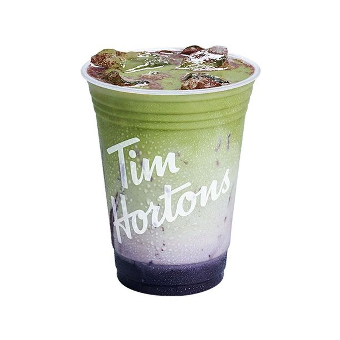 Iced Ube Matcha Latte