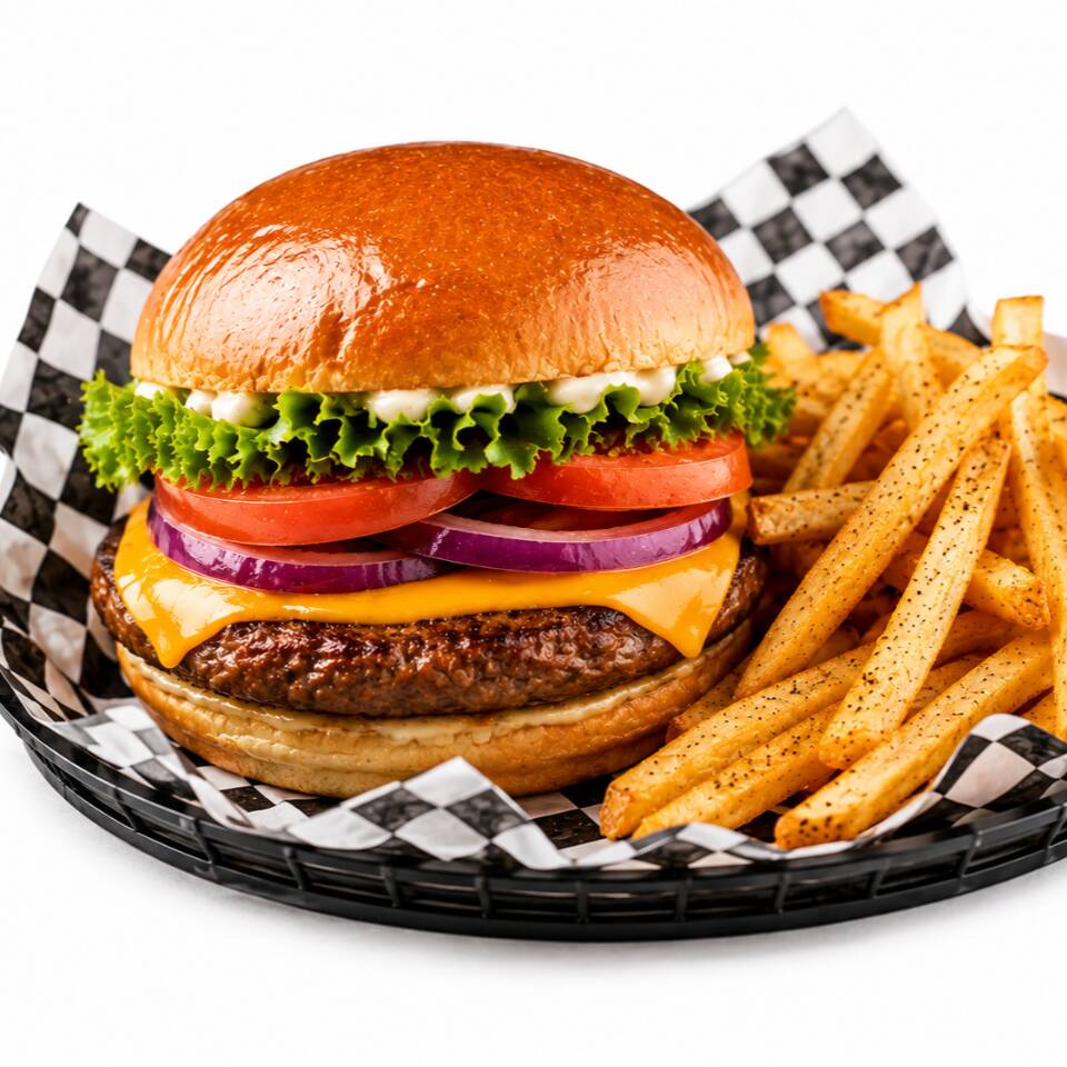 Hamburguesa con Papas Promo