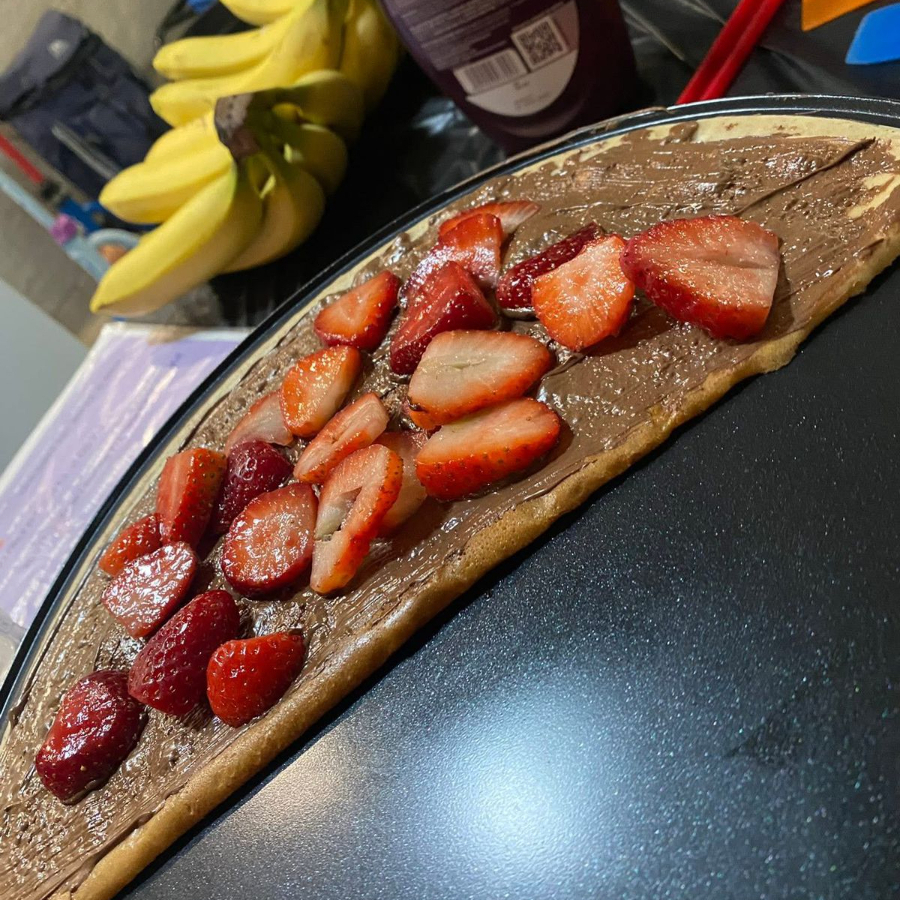 CREPA NUTELLA Y FRESA