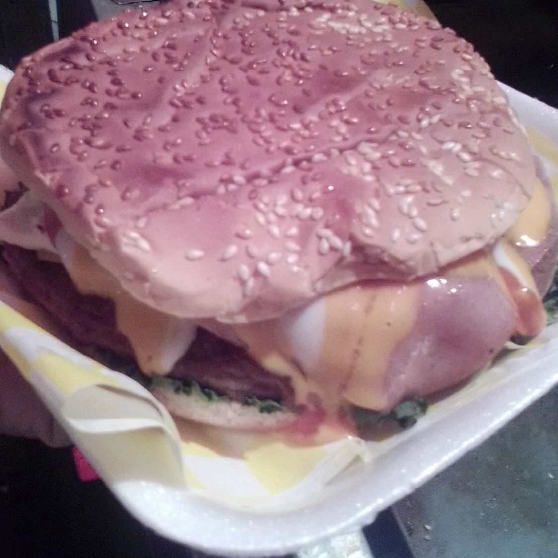 Hamburguesa Doble Carne Sencilla