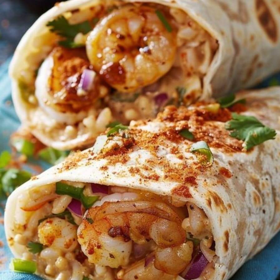 Burro Gobernador de Camarón, Queso, Chipotle...