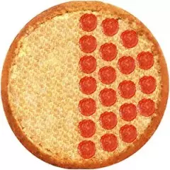 PIZZA FAMILIAR MITAD MITAD