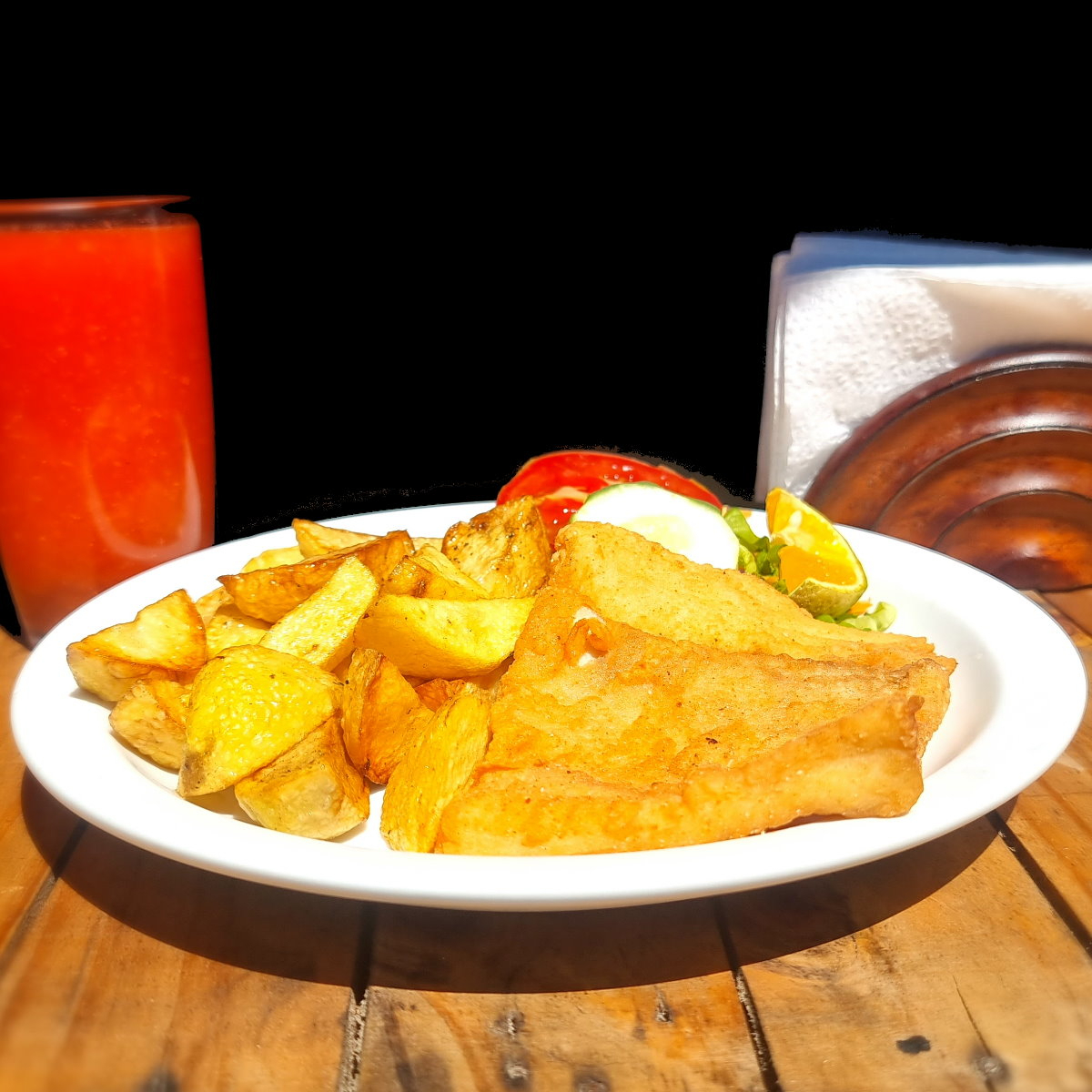 PESCADO CON PAPAS