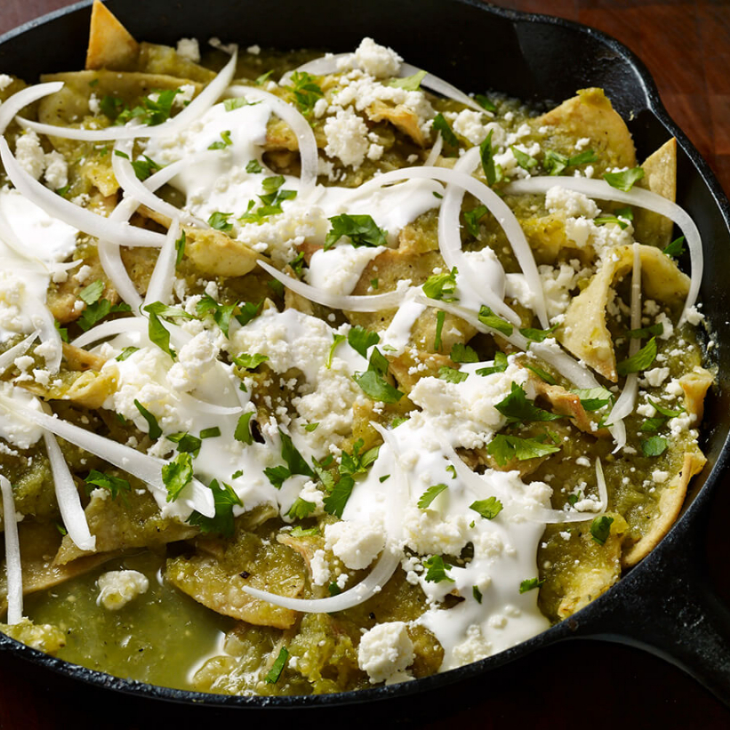 CHILAQUILES CON POLLO