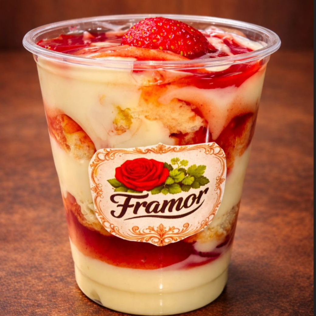 Creme de Ninho com Frutas vermelhas