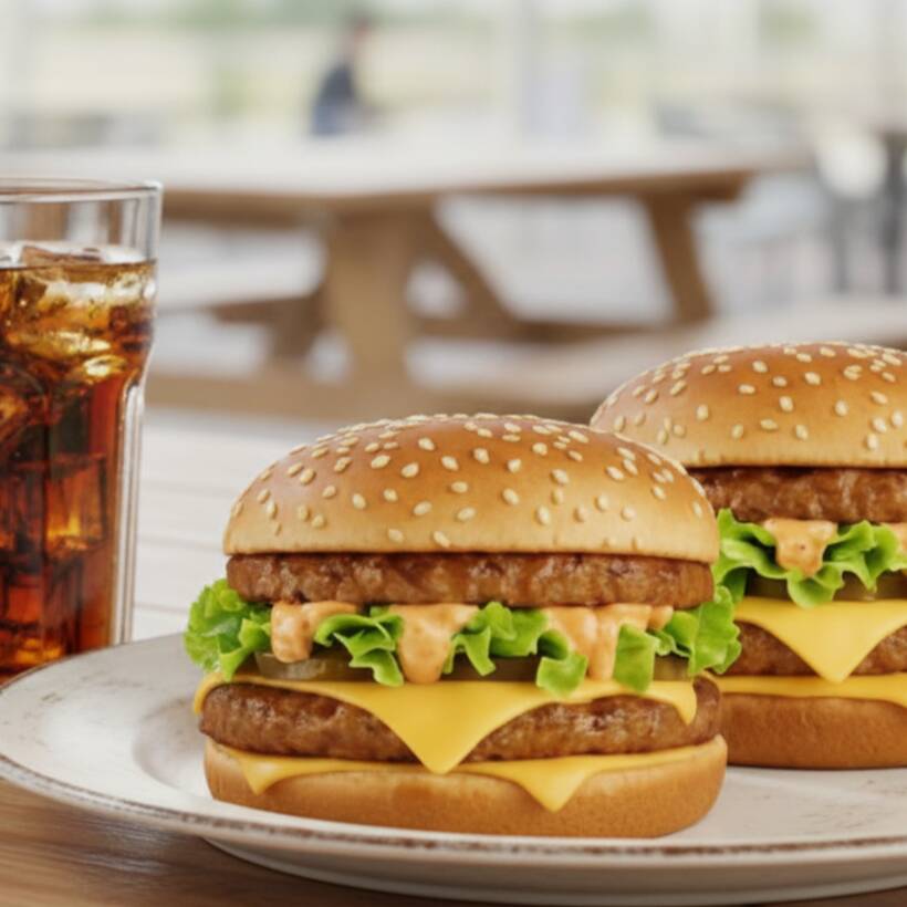 Dois bigs molho especial + 1 coca cola 350ml