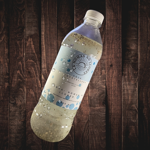 Agua de limón con chia 500 ml